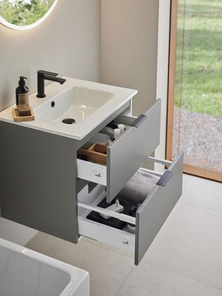 Hafa Storm 60 møbelsæt m/On Soft møbelvask - Varm grå Hafa Storm 60 møbelsæt m/On Soft møbelvask - Varm grå