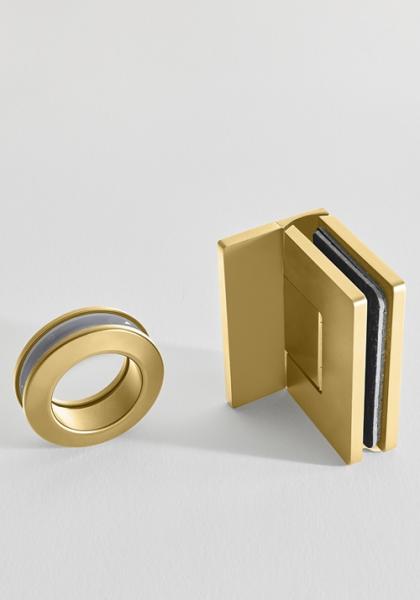 Hafa Infinity 90 brusedør - Messing Hafa Infinity 90 brusedør - Messing