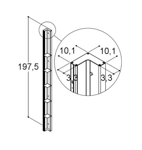 Dansani Tower brusereol til Dansani Match D - Mat sort Dansani Tower brusereol til Dansani Match D - Mat sort