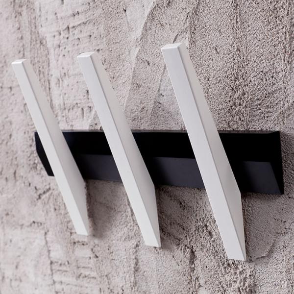 Hoigaard Tangent-3 knagerække - Hvid/hvid Hoigaard Tangent-3 knagerække - Hvid/hvid