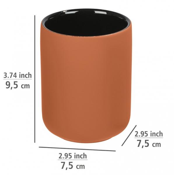 Wenko Avellino keramik tandkrus - Terracotta Wenko Avellino keramik tandkrus - Terracotta