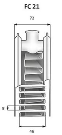 Purmo Plan Compact FC21-500-400 mm - 5 kvm Purmo Plan Compact FC21-500-400 mm - 5 kvm