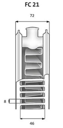 Purmo Plan Compact FC21-600-400 mm - 5 kvm Purmo Plan Compact FC21-600-400 mm - 5 kvm