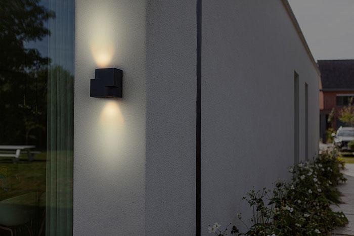 Lutec Marbo udendørslampe til væg