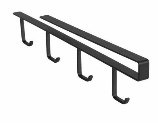 Wenko kopholder til køkkenoverskab - Sort Wenko kopholder til køkkenoverskab - Sort