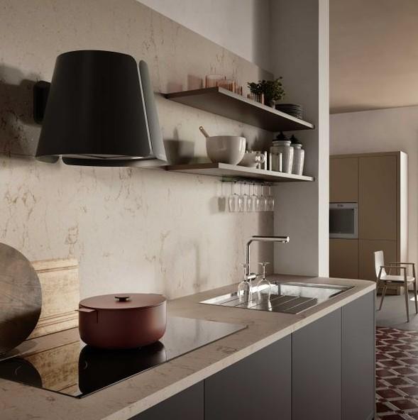 Eico Beat Wall BK Matt emhætte til vægmontering - Sort Eico Beat Wall BK Matt emhætte til vægmontering - Sort