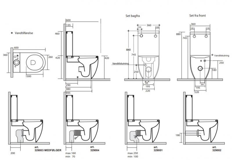 Lavabo Flo Back-to-Wall toilet m/techbehandling Lavabo Flo Back-to-Wall toilet m/techbehandling