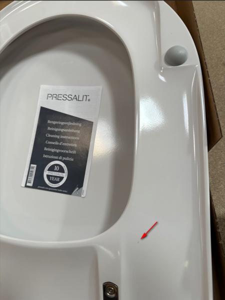 Outlet - Pressalit Objecta D toiletsæde - Hvid Outlet - Pressalit Objecta D toiletsæde - Hvid