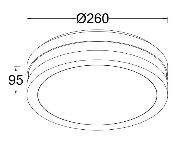 Lutec Architectural Titan udendørslampe til væg og loft