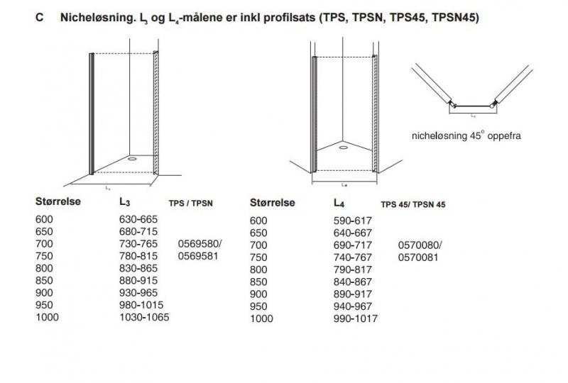 Outlet - Ifö Space 2000 brusedør SPNK 750 - Alu profiler - Klart glas Outlet - Ifö Space 2000 brusedør SPNK 750 - Alu profiler - Klart glas