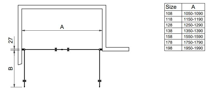 Swedbergs Skoga Nichebruser Lige 138 Sort Mat/Klart glas Dobbelt Swedbergs Skoga Nichebruser Lige 138 Sort Mat/Klart glas Dobbelt