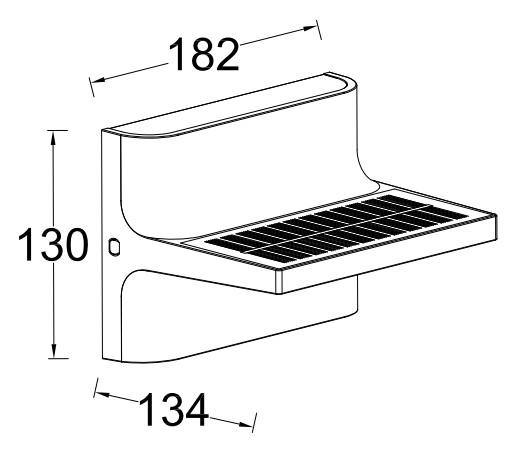 Lutec Twill udendørslampe m/solceller Lutec Twill udendørslampe m/solceller
