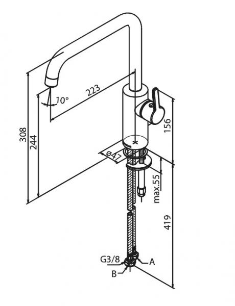 Damixa Silhouet køkkenarmatur - Mathvid Damixa Silhouet køkkenarmatur - Mathvid