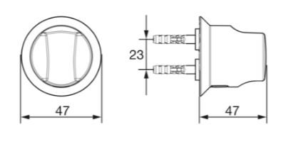 Oras Optima vægholder Oras Optima vægholder