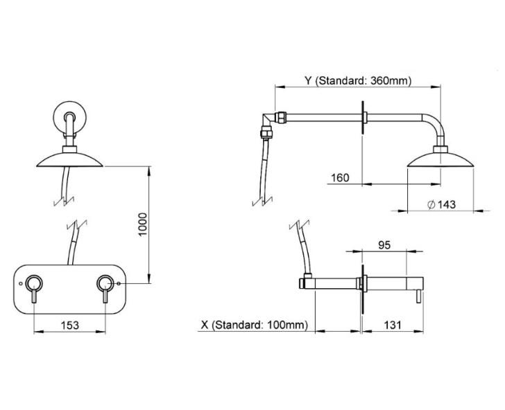 Frostline Eqi frostsikker udebruser t/indbygning 180 mm - Rustfrit stål Frostline Eqi frostsikker udebruser t/indbygning 180 mm - Rustfrit stål