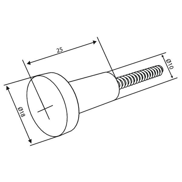 Damixa Zen håndklædekrog 2 stk. - Børstet kobber