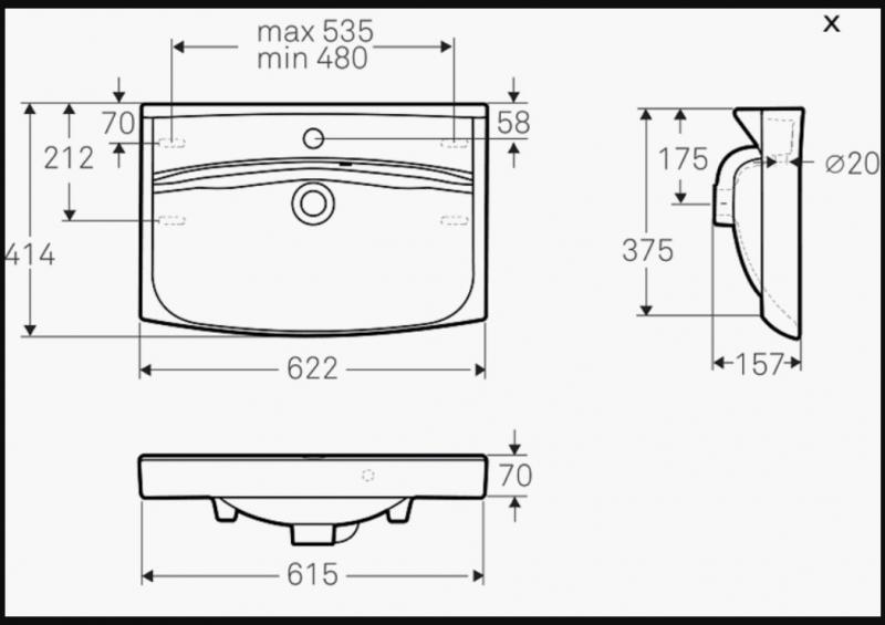 Ifø Spira møbelpakke 60c - Hvid mat Ifø Spira møbelpakke 60c - Hvid mat