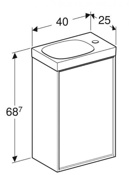 Ifö Sense Art 40 møbelsæt - Mat Hvid Ifö Sense Art 40 møbelsæt - Mat Hvid
