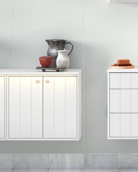 Gustavsberg Graphic topplade m/lys - Stor dybde - Grøn Gustavsberg Graphic topplade m/lys - Stor dybde - Grøn