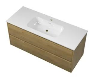 Sanibell Proline møbelsæt 120 m/integrerede greb - Ideal eg Sanibell Proline møbelsæt 120 m/integrerede greb - Ideal eg