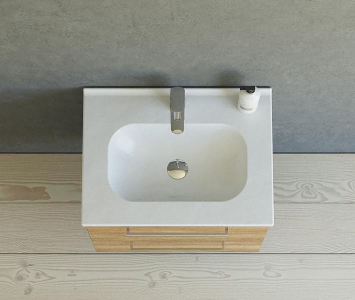 Dansani Mido+ 60 møbelsæt m/Kantate vask - Varm eg Dansani Mido+ 60 møbelsæt m/Kantate vask - Varm eg