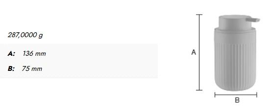 Beslagsboden Wave sæt m/sæbedispenser og krus - Mat hvid Beslagsboden Wave sæt m/sæbedispenser og krus - Mat hvid