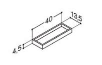 Dansani træhylde til væg - 40 cm - Hvid mat Dansani træhylde til væg - 40 cm - Hvid mat