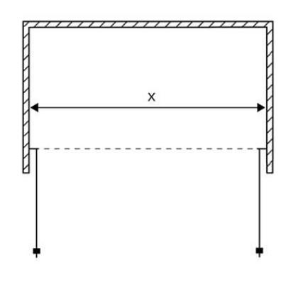 Strømberg Lucca 30 dobbelt nichedør - Klart glas Strømberg Lucca 30 dobbelt nichedør - Klart glas