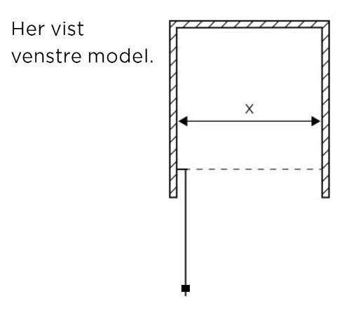 Strømberg Noma 20 nichedør - Skræddersyet - Mat sort Strømberg Noma 20 nichedør - Skræddersyet - Mat sort