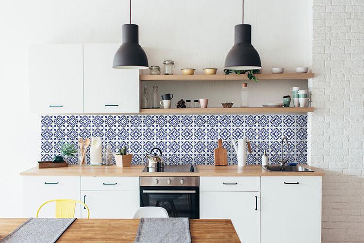 D-C-fix selvklæbende fliser til væg - Jamila blue D-C-fix selvklæbende fliser til væg - Jamila blue