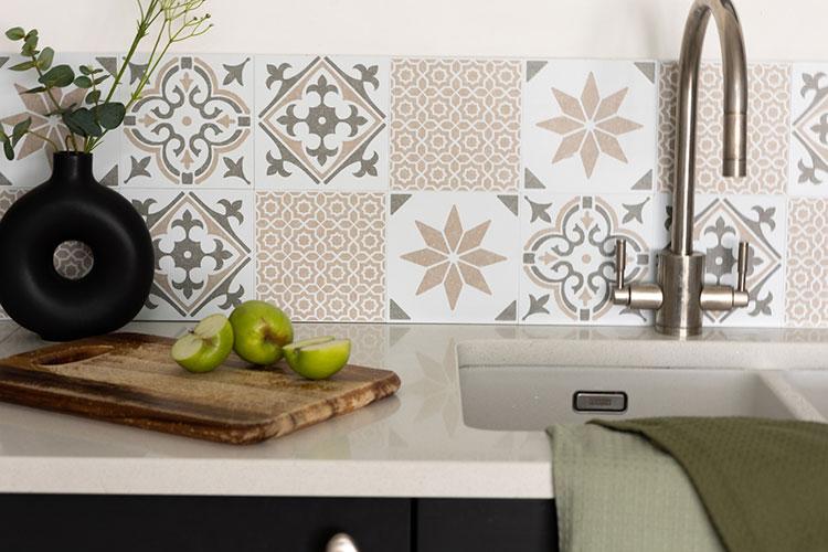 D-C-fix selvklæbende fliser til væg - Lina beige D-C-fix selvklæbende fliser til væg - Lina beige