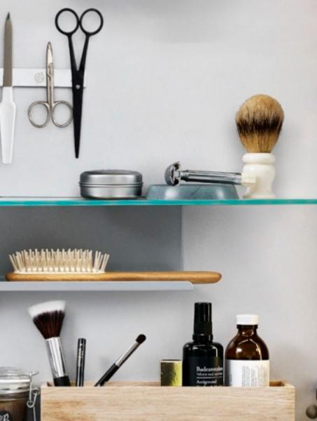 Dansani Style spejlskab 120 m/3 låger og lysstyring - Hvid mat Dansani Style spejlskab 120 m/3 låger og lysstyring - Hvid mat