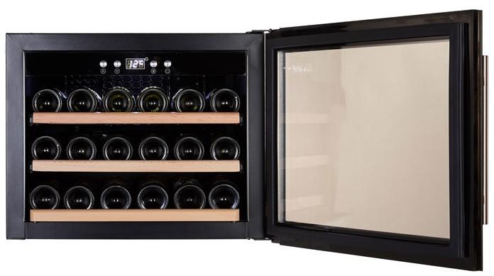 Cavin Scandinavian Collection 18 indbygget vinkøleskab - Sort Cavin Scandinavian Collection 18 indbygget vinkøleskab - Sort