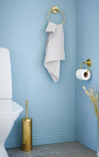 Smedbo Villa tilbehørspakke til bad 2 - Poleret messing Smedbo Villa tilbehørspakke til bad 2 - Poleret messing