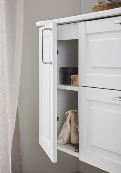 Hafa Grace 90 underskab m. 2 skuffer og 1 sideskab - Hvid mat rammefront Hafa Grace 90 underskab m. 2 skuffer og 1 sideskab - Hvid mat rammefront