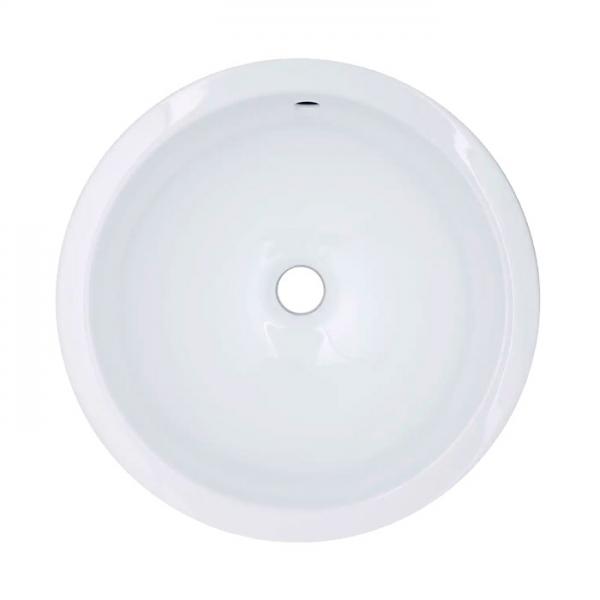 Lavabo Tea Rondo 45 håndvask t/underlimning - Uden hanehul