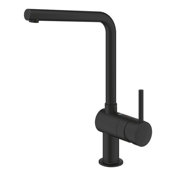 Grohe Minta køkkenarmatur m/L-tud - Mat sort Grohe Minta køkkenarmatur m/L-tud - Mat sort