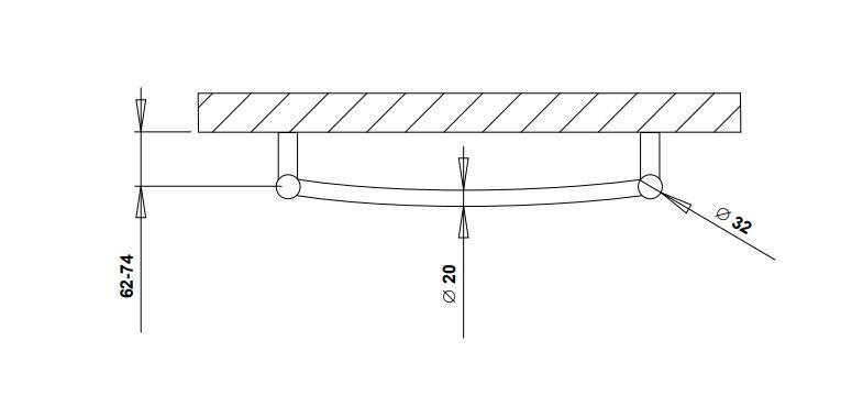 Strømberg Laveno håndklædetørrer - 50x79 cm - Krom Strømberg Laveno håndklædetørrer - 50x79 cm - Krom