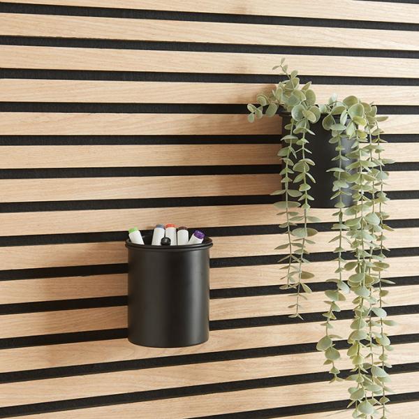 Sort universal opbevaring til akustikpanel 1 Sort universal opbevaring til akustikpanel 1