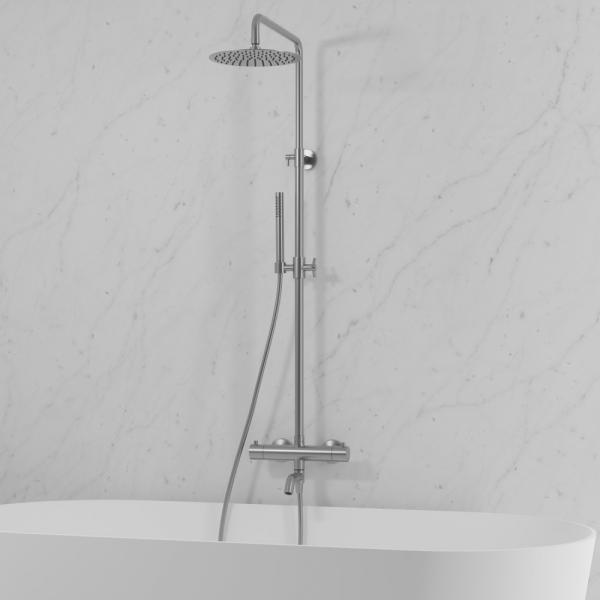 Primy Pleasure 3 kar/brusesystem - Rustfrit stål Primy Pleasure 3 kar/brusesystem - Rustfrit stål