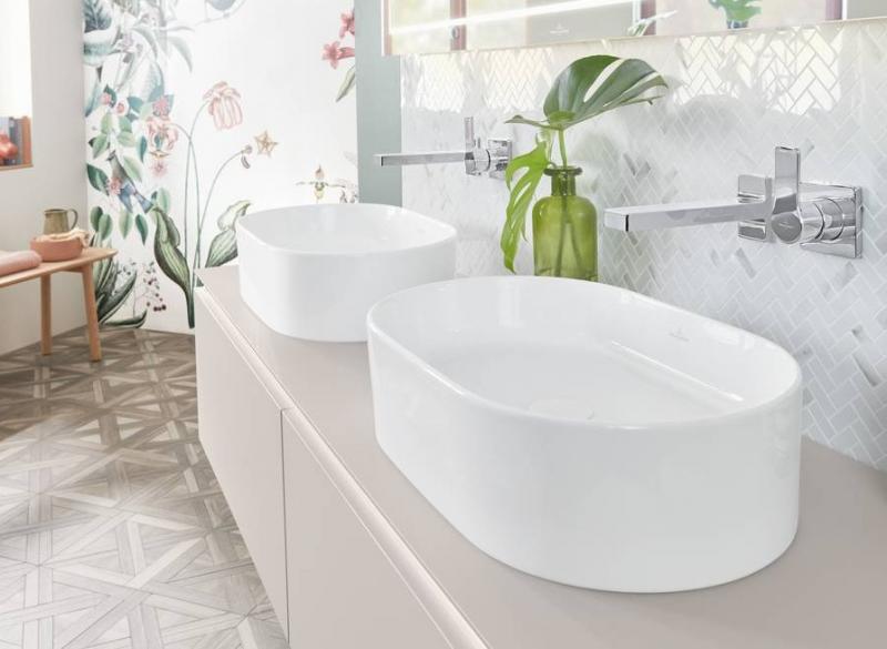 V&B Collaro 56 fritstående bowlevask - Uden overløb V&B Collaro 56 fritstående bowlevask - Uden overløb