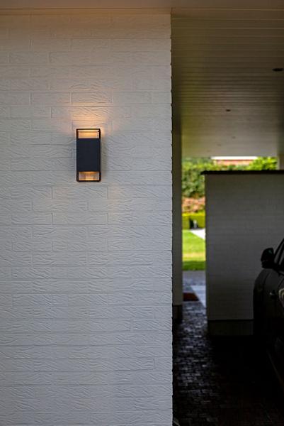 Lutec Architectural Ridge udendørslampe til væg