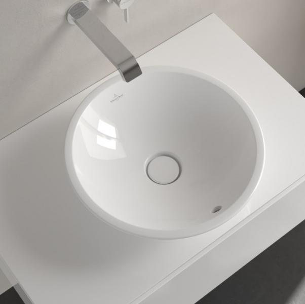 V&B Loop&Friends 43 fritstående bowlevask - Med overløb - Ceramic+ V&B Loop&Friends 43 fritstående bowlevask - Med overløb - Ceramic+