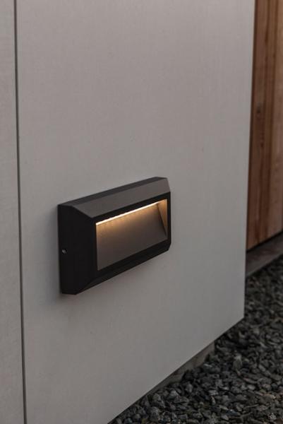 Lutec Architectural Helena udendørslampe til væg