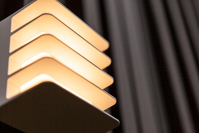 Lutec Modern Gridy udendørslampe til væg - Vendbar