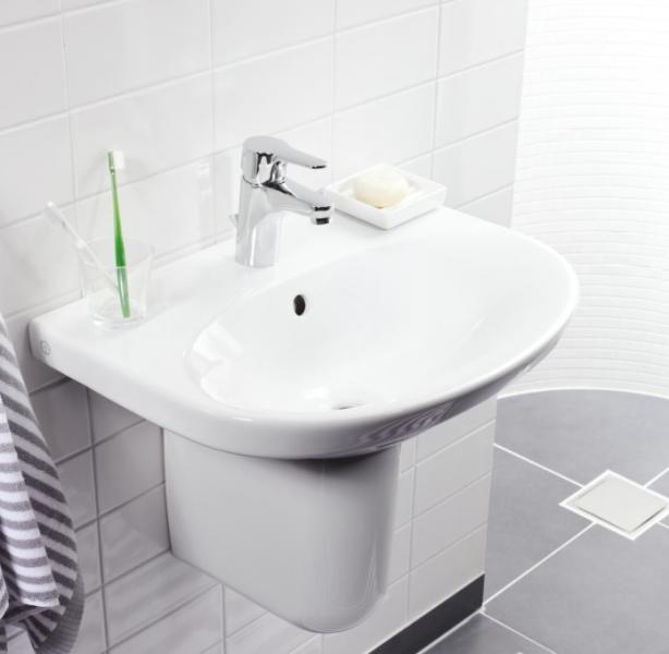 Gustavsberg Nautic 60 håndvask t/væg - Uden hanehul Gustavsberg Nautic 60 håndvask t/væg - Uden hanehul