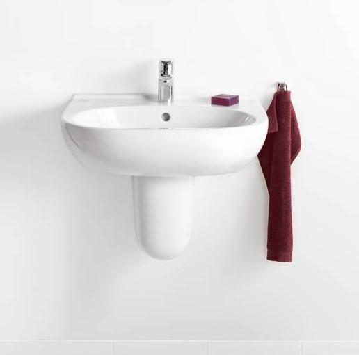 V&B O.novo 60 håndvask t/væg - 1/3 hanehuller V&B O.novo 60 håndvask t/væg - 1/3 hanehuller