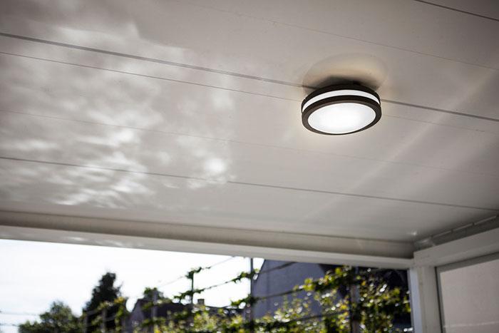 Lutec Architectural Titan udendørslampe til væg og loft