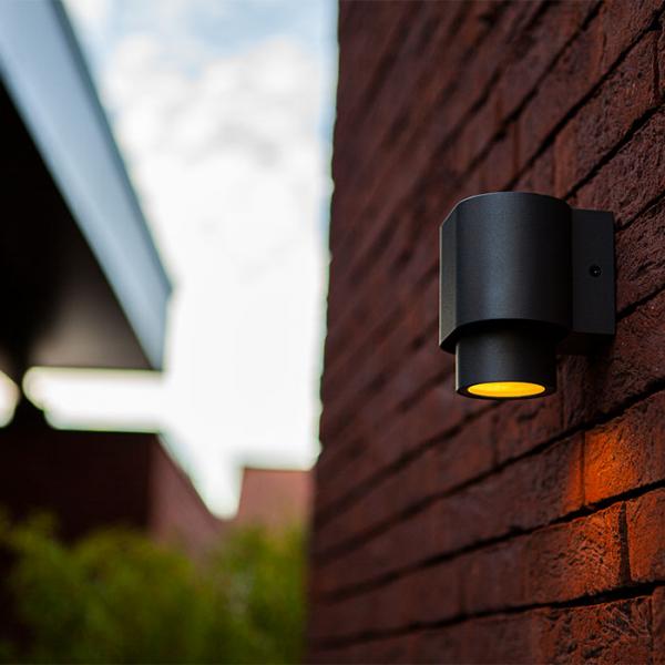 Lutec Cypres udendørs væglampe - 1 spot ned