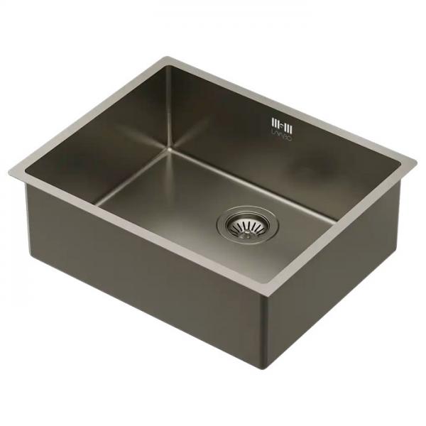 Lavabo Kubus 500 Soft k&oslash;kkenvask - Dark bronze